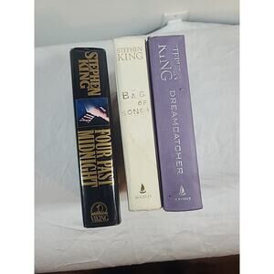 Lot of 3 Stephen King Books: Four Past Midnight, Dreamcatcher, BAG Of Bones Hard